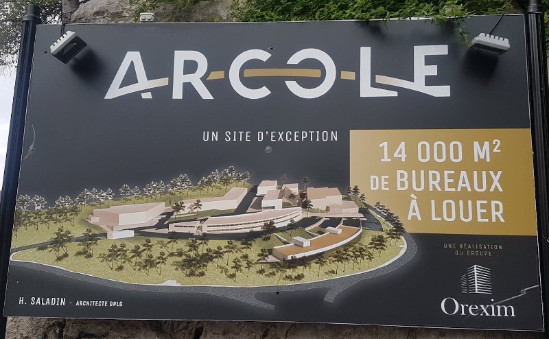 Avancements travaux d’un Open Space de 3500 m2 pour ARCOLE à SOPHIA ANTIPOLIS