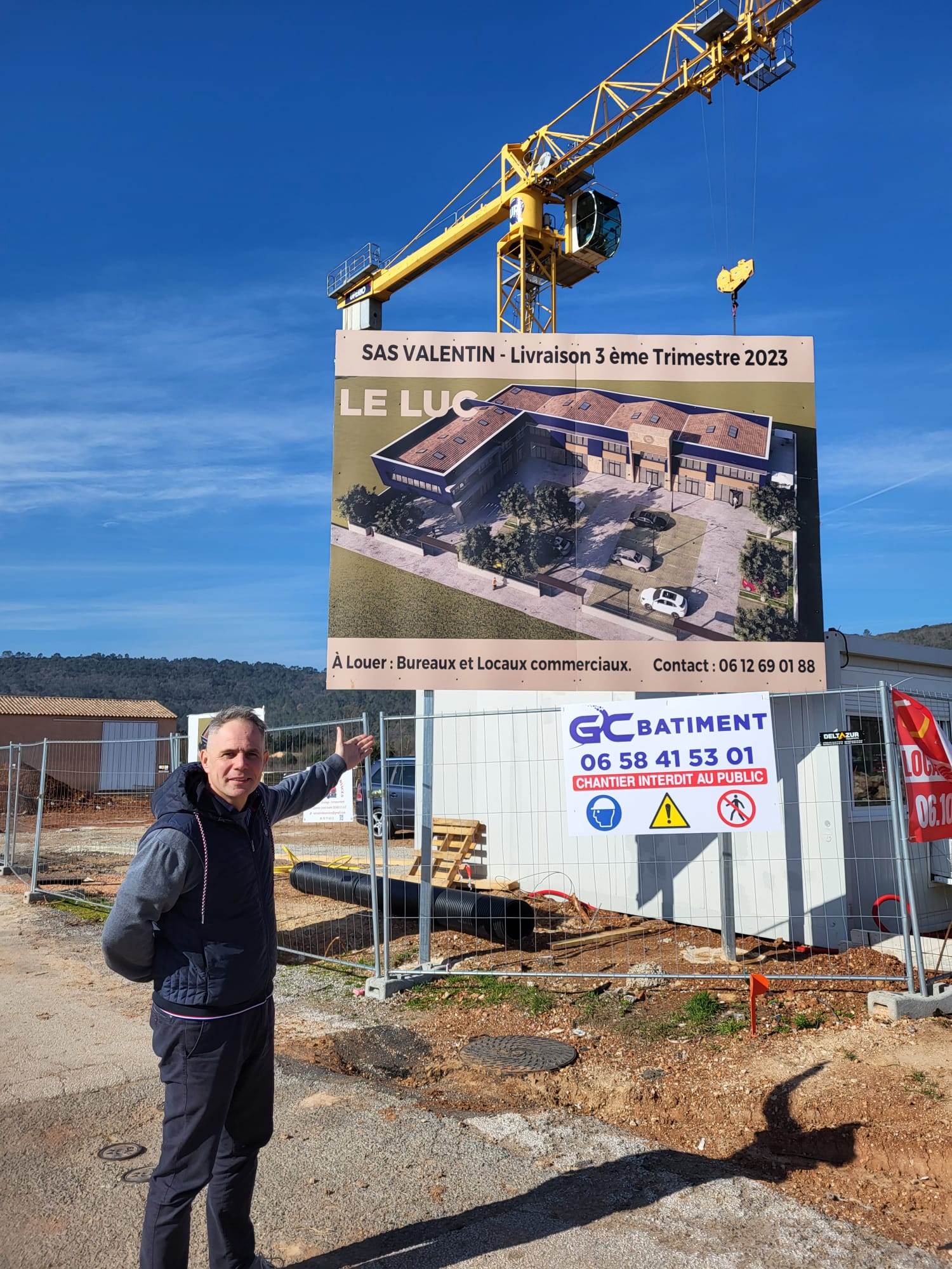 Création d’un bâtiment commercial – SAS Valentin – Le Luc en Provence